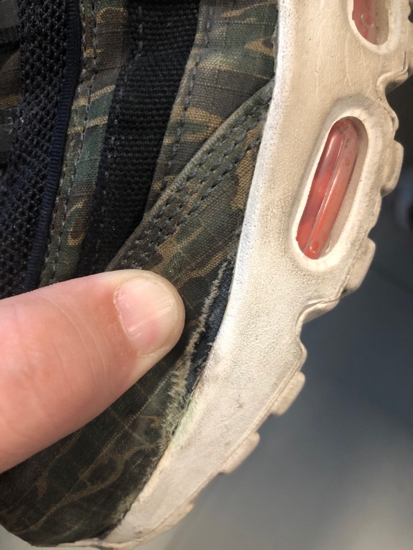 再毒买的鞋一个月各种断面开胶