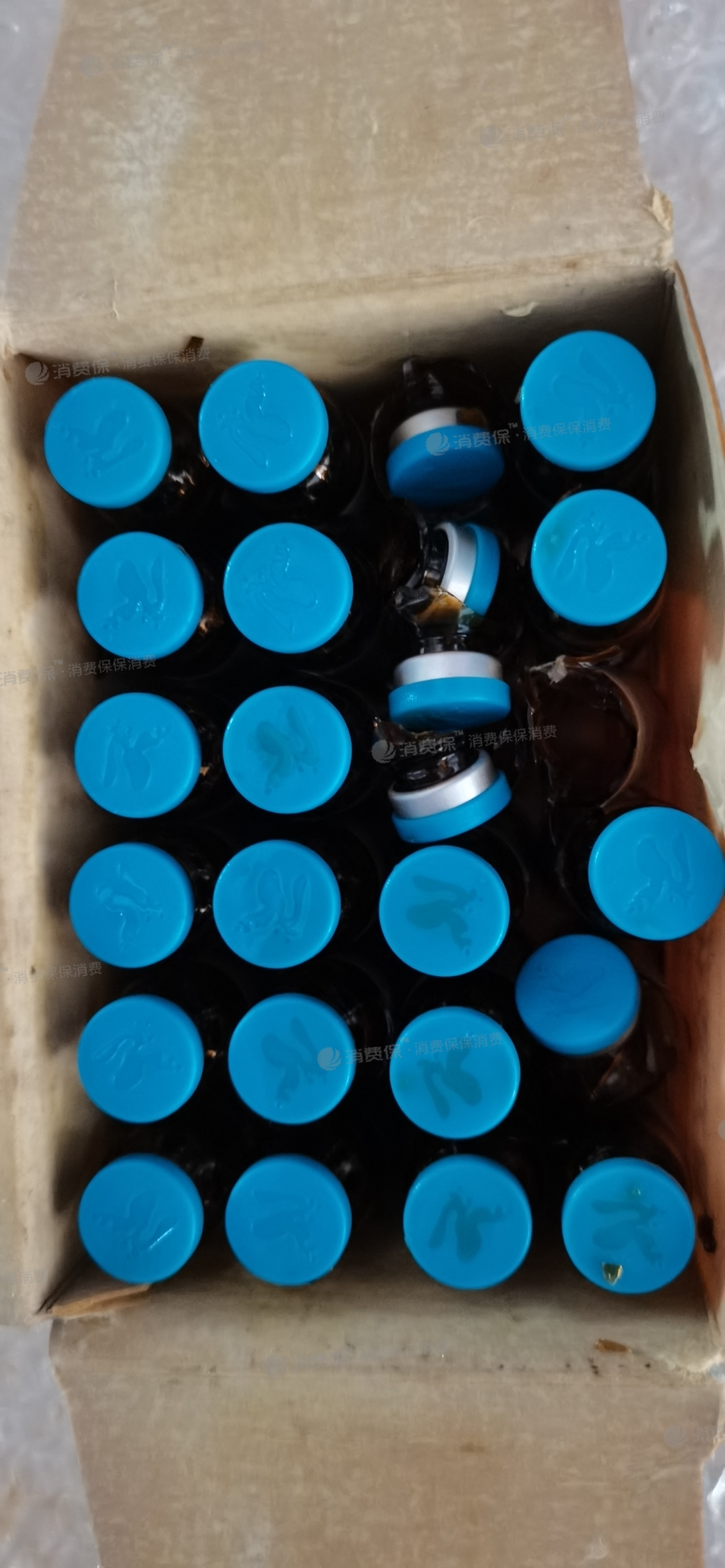 叮当快药送来的口服液破损无人能解决