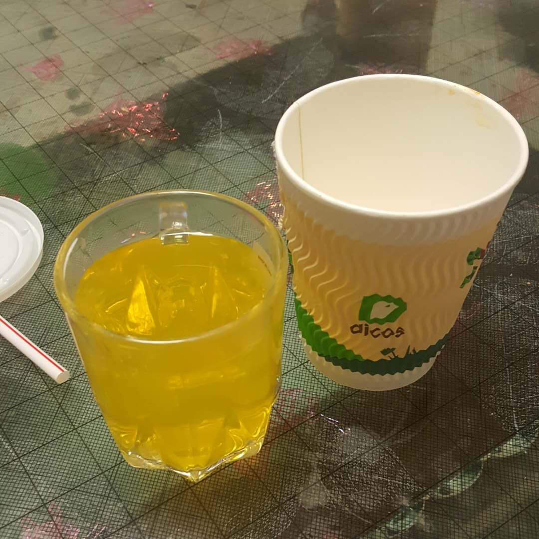 德克士热橙汁变热水