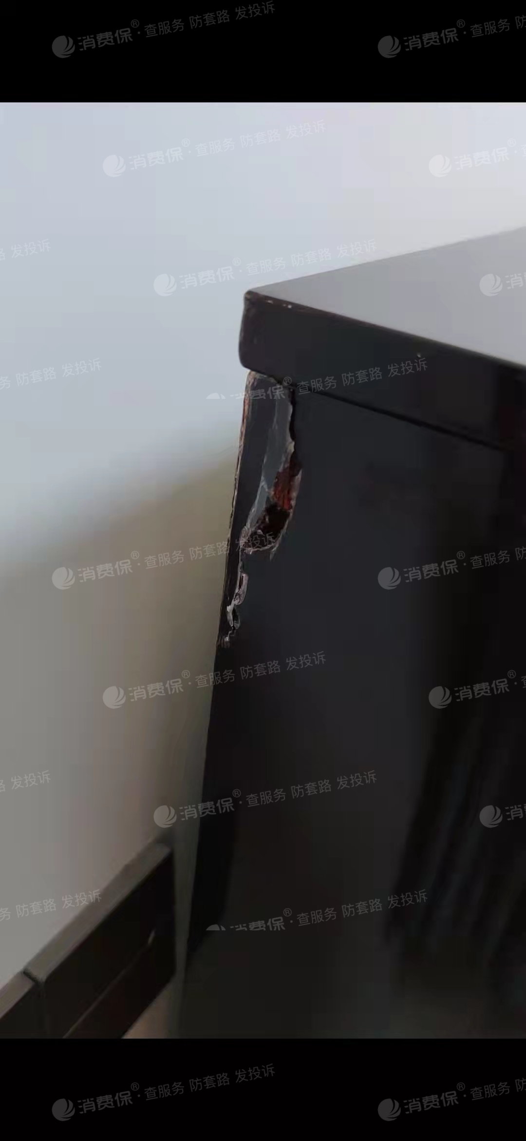 中通快运钢琴内件摔坏表面磕碰