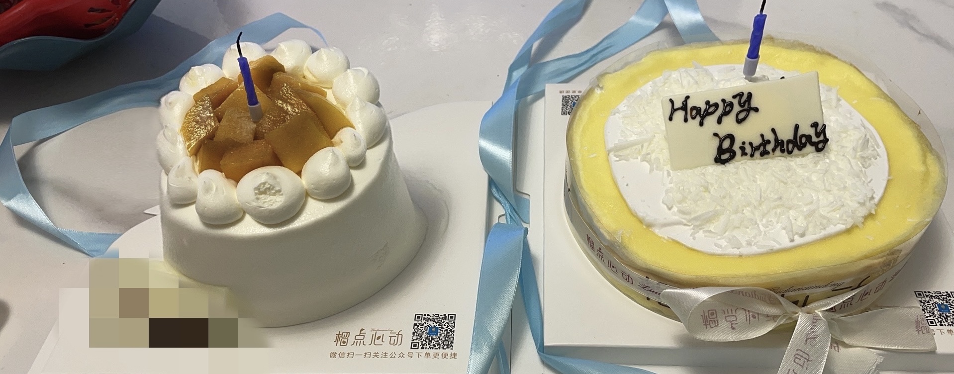 美团外卖蛋糕尺寸不符食品有质量问题导致拉肚子水果表面氧化发黑内部